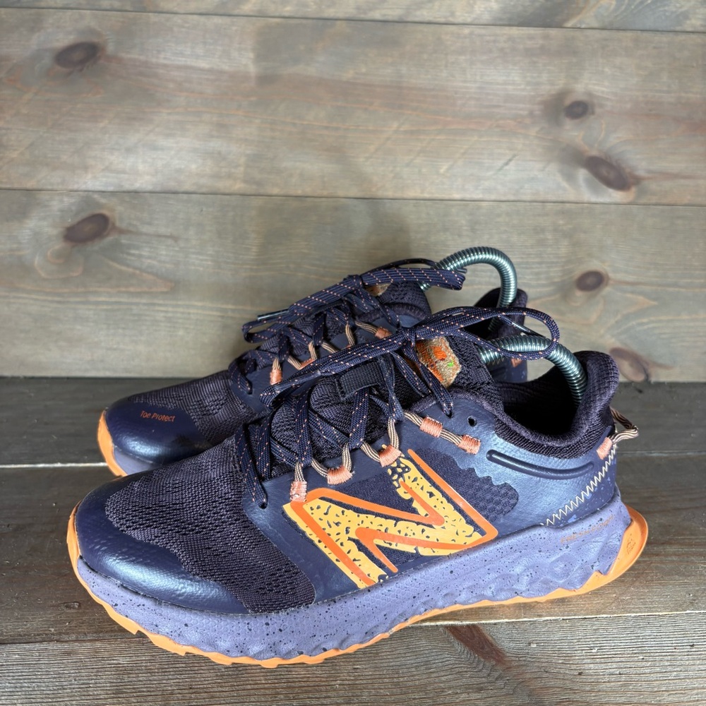 new balance fresh foam garoe womens size 6 shoes purple trail hiking sneakers